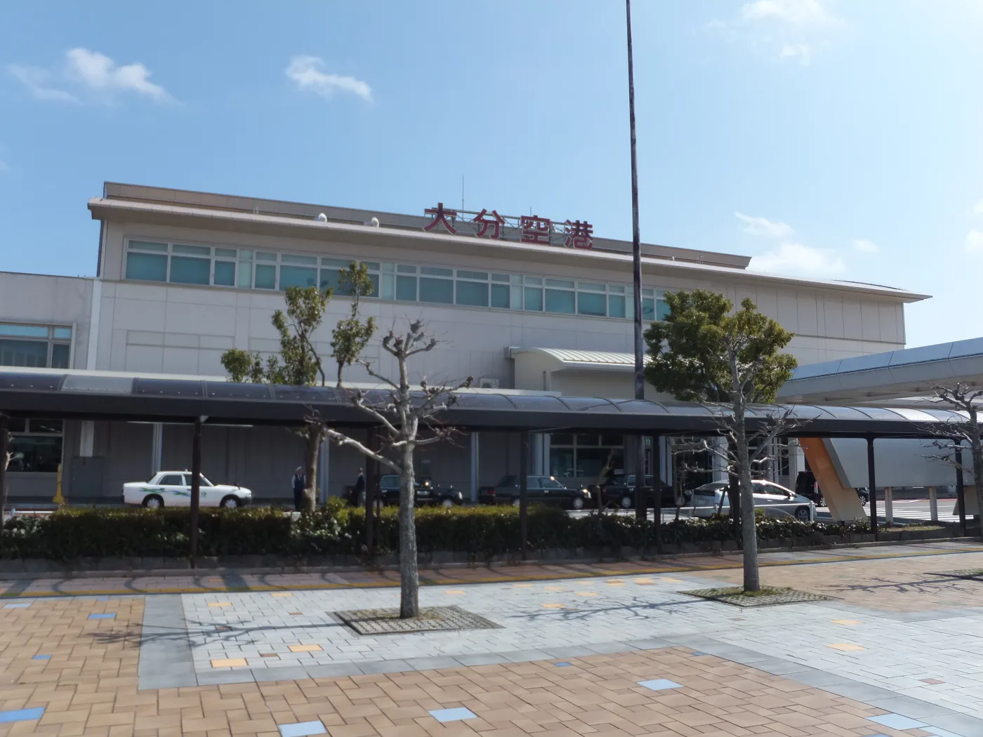 오이타공항 리무진버스 모습